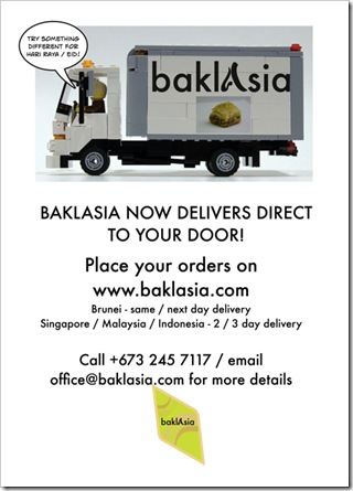 Baklasia Delivery Service!