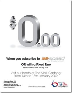 espeed & fixed line promo 3rd advert